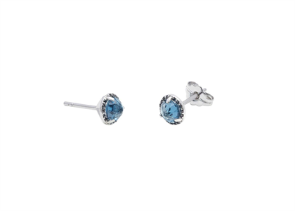 Gemstone Stud Earring